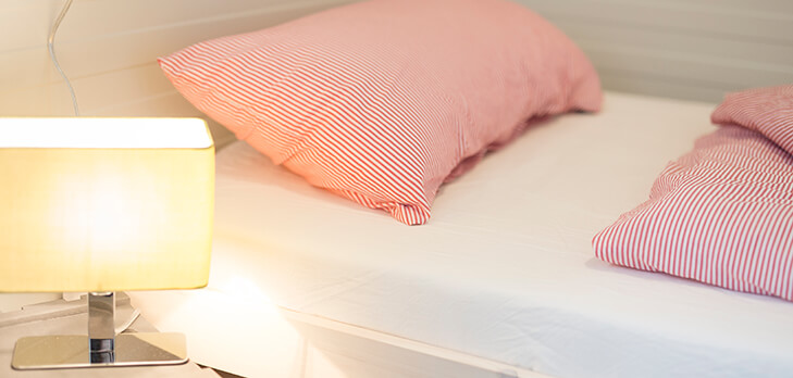 Residential Container - Bed with Bedside Lamp