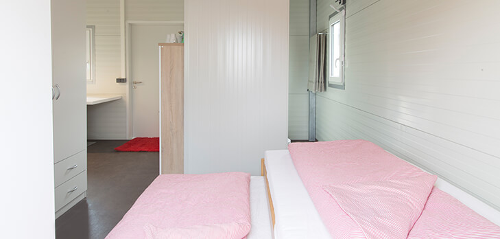 Residential Container - bedside view