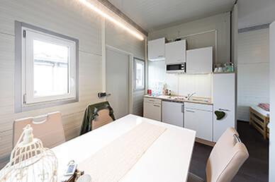 Residential Container - Kitchenette & Living Room Area